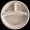 Nabhas Disposable Paper Plate - Bagasse, Round, Eco-Friendly