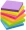 Oddy Sticky Notes [Pack of 4, 80 Sheets per Pad, 4 NEON Colours - Pink Yellow Green Orange 3" x 3"]